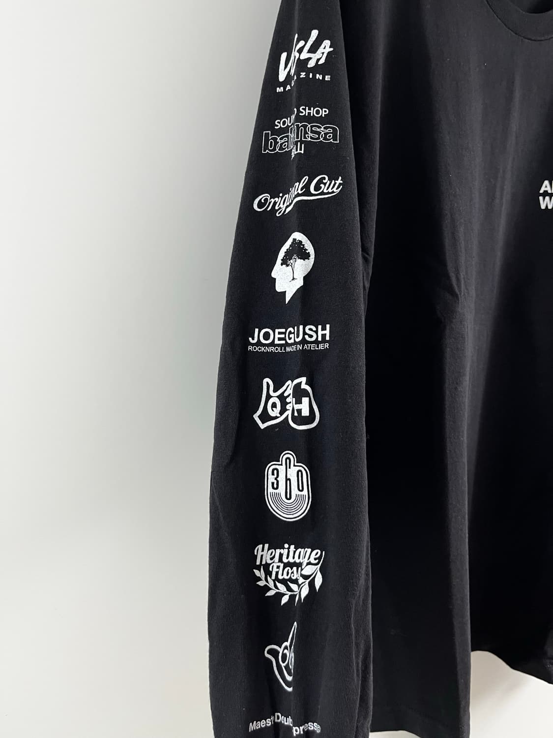 제이에스 키오스크 서포트 롱슬리브 블랙 L 상품이미지7