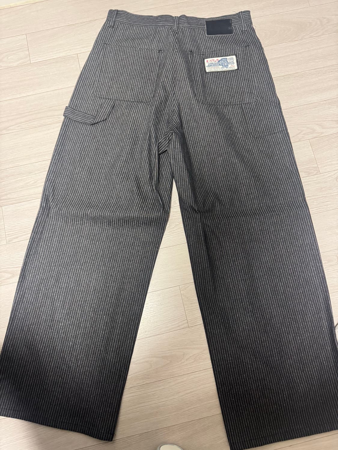 스트라이프 팬츠 상품이미지2