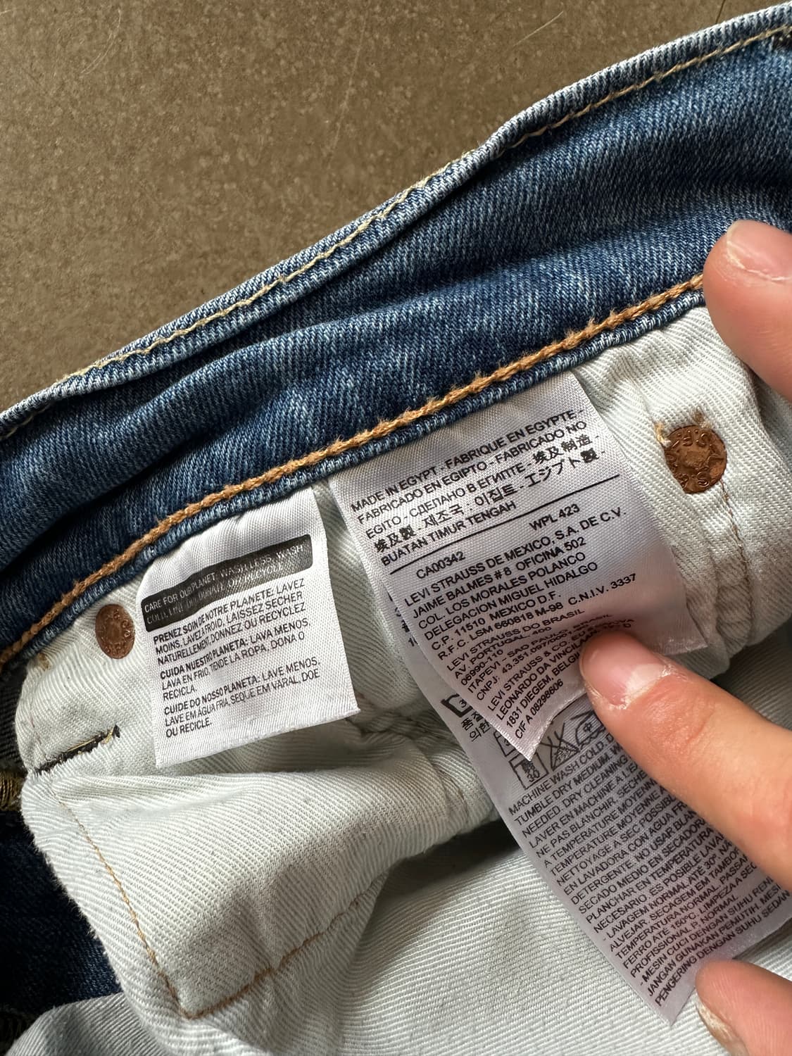 Levi’s 505 레귤러 스트레이트 데님 팬츠 w29 상품이미지3