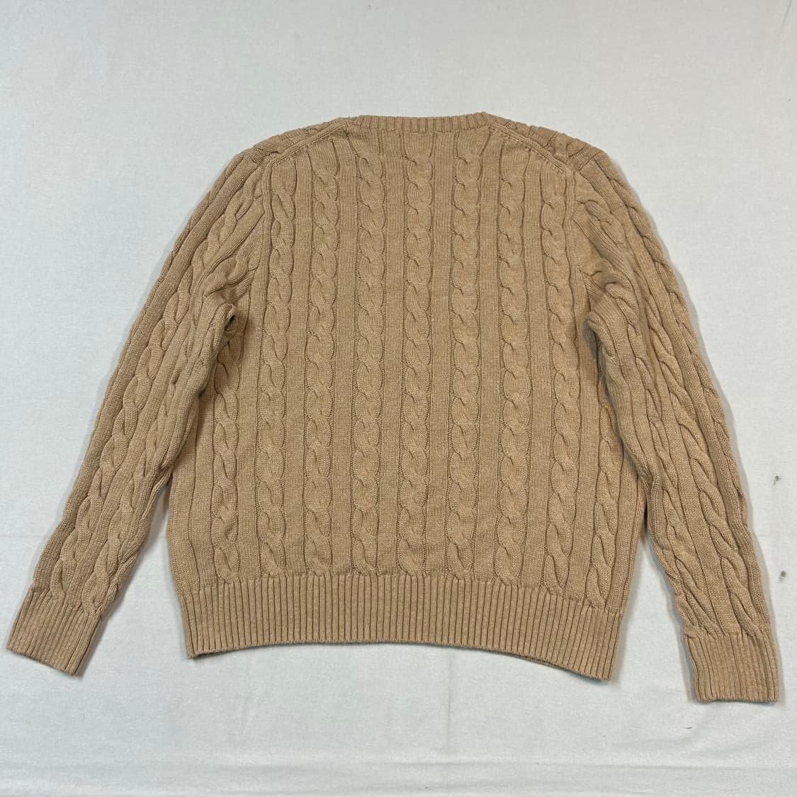 L) 폴로 랄프로렌 케이블 꽈배기 니트 신형 큐알탭 상품이미지5