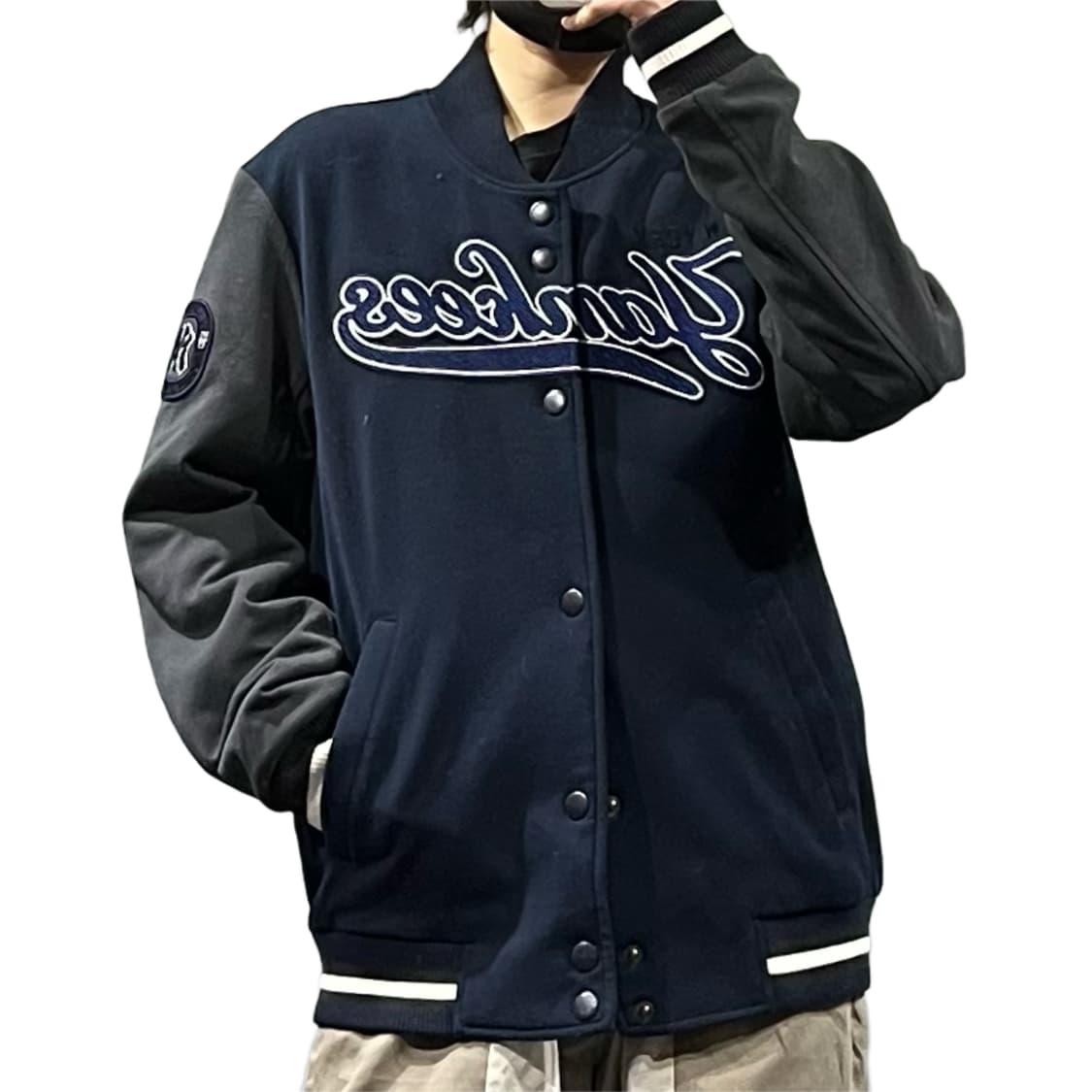 mlb 뉴욕양키즈 네이비 바시티자켓 상품이미지1
