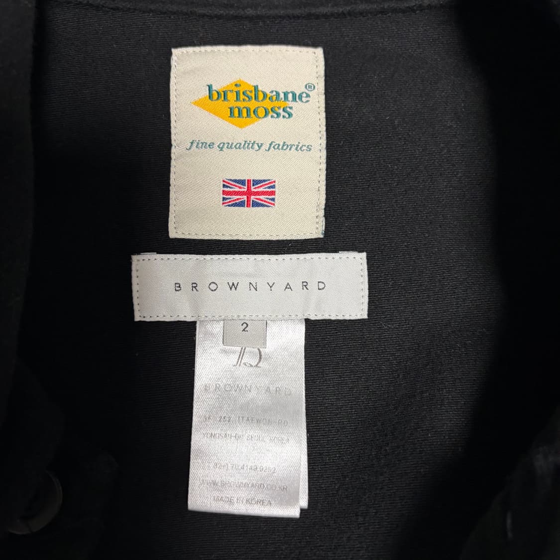 브라운야드 몰스킨 셔츠자켓 블랙 상품이미지3