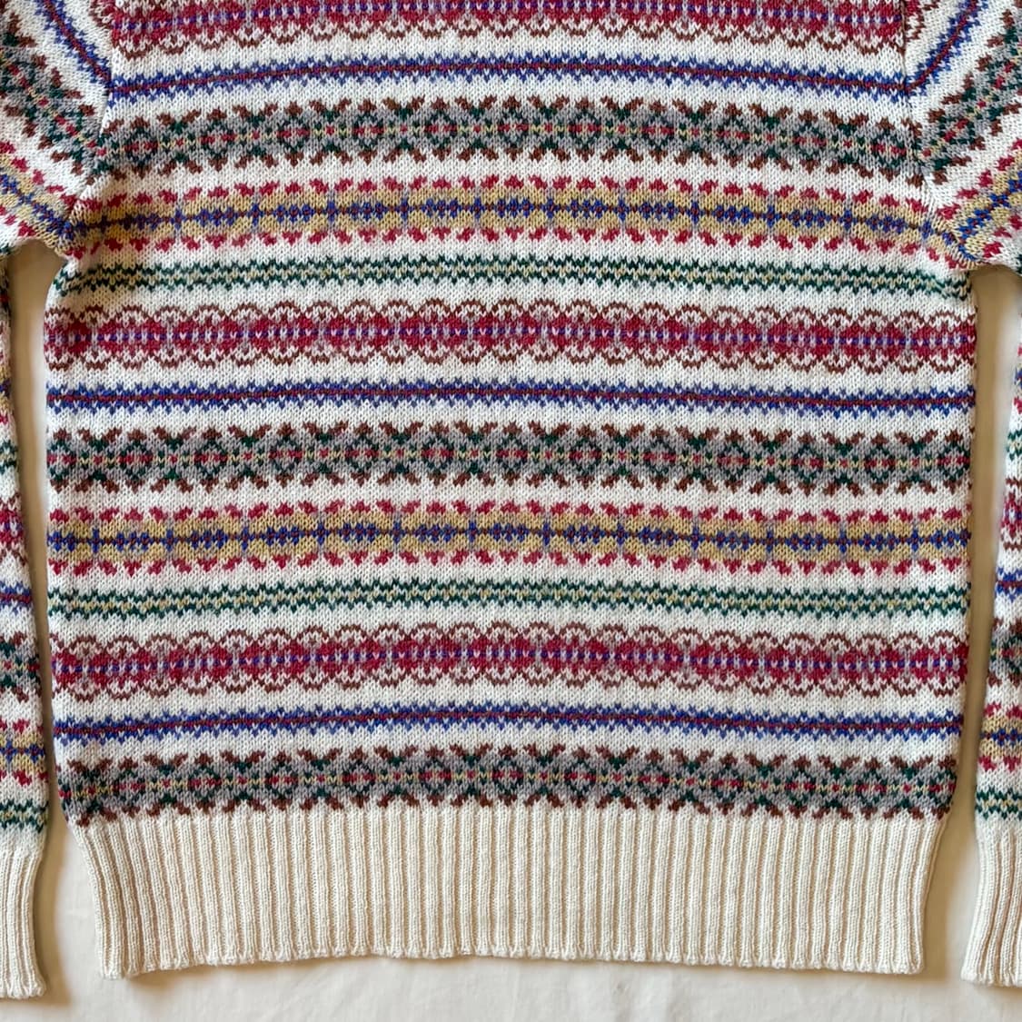 [L] 80s 스코틀랜드 KNIGHTS BRIDGE 페어아일 니트 스웨터 상품이미지8