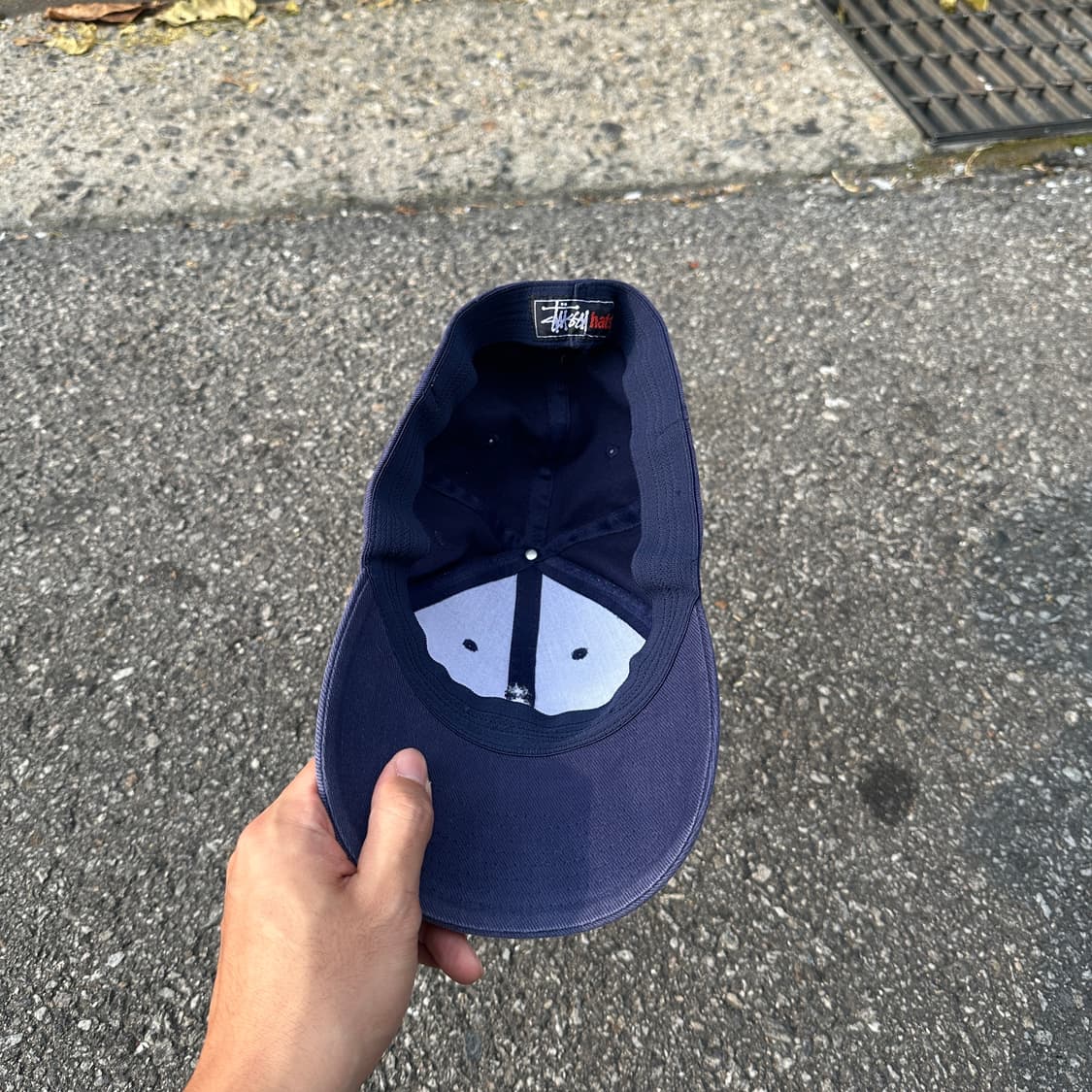 vintage 00's stussy shadow man cap 상품이미지3