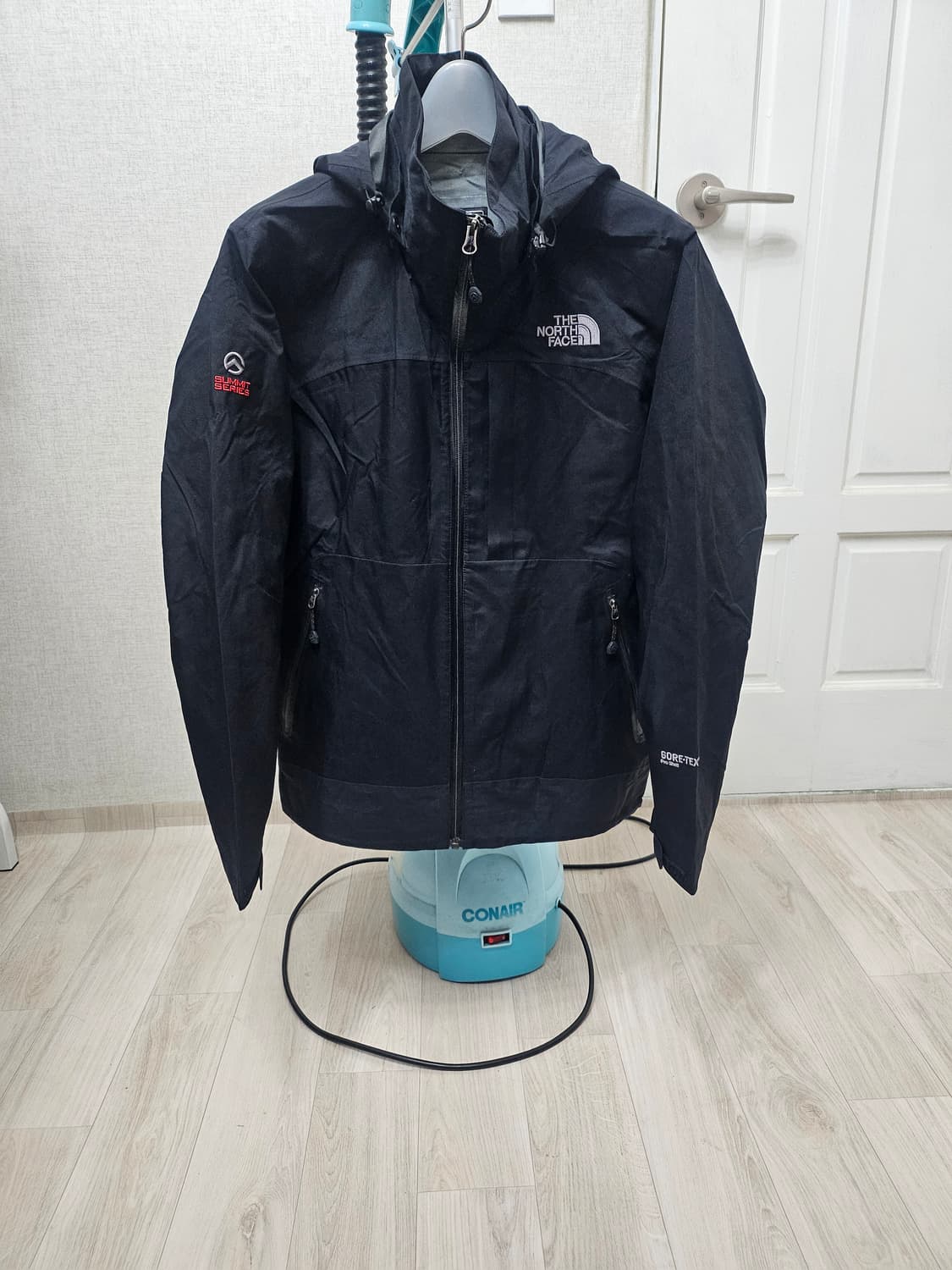 (95~100)M☆초대장급☆노스페이스 써밋 고어텍스 프로쉘[블랙]바람막이 상품이미지1