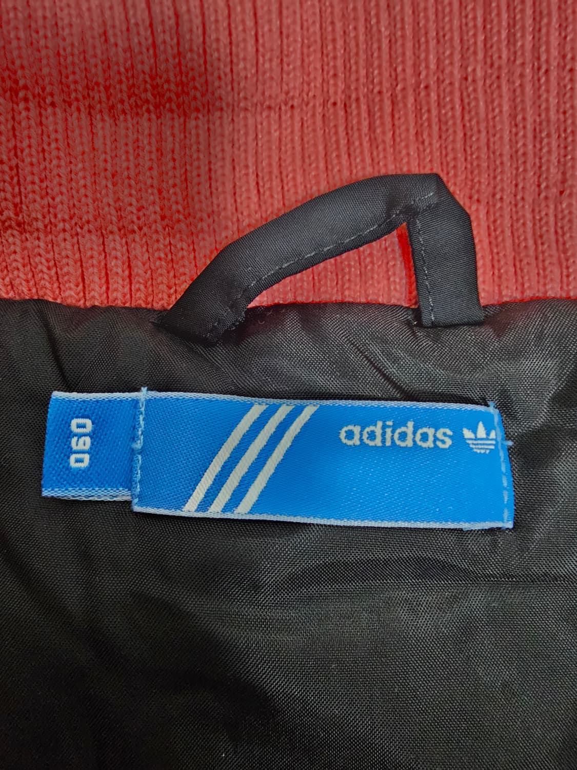 아디다스 블랙 핑크 배색 봄버 자켓 90 상품이미지3