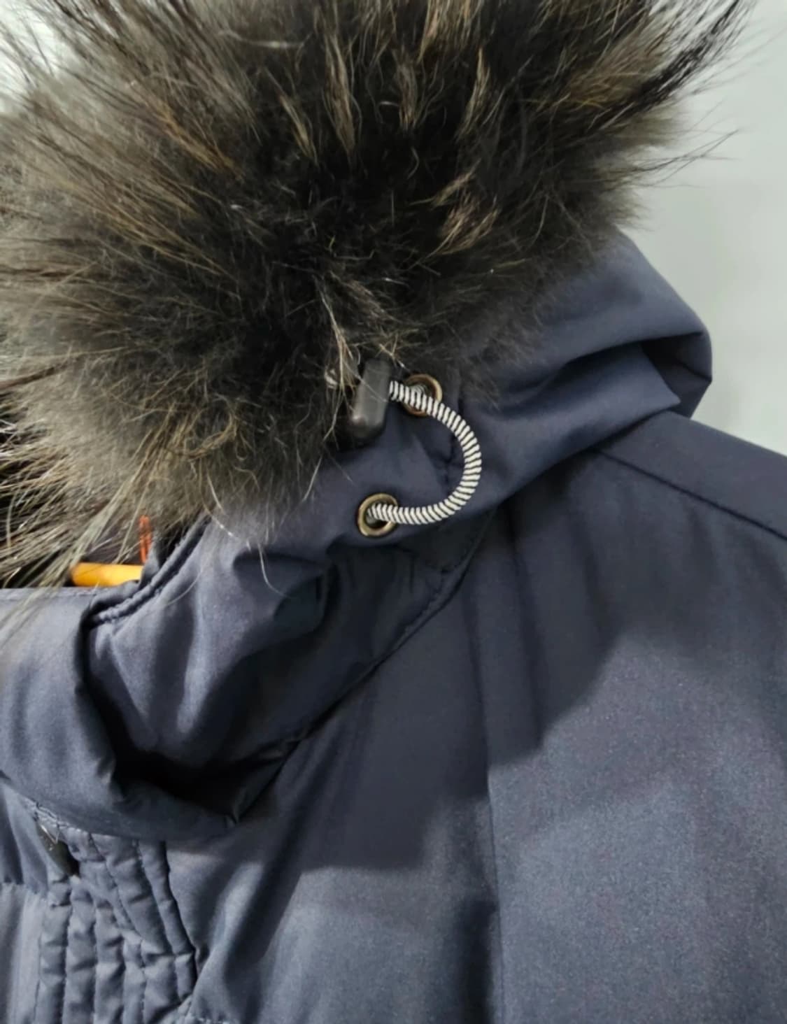 닥스 남성 라쿤털 패딩 네이비 105 상품이미지6