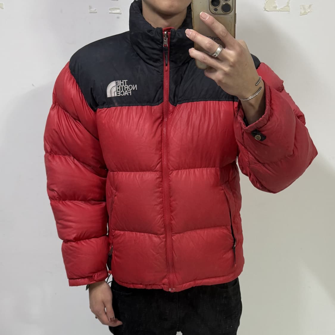 노스페이스 눕시 700 패딩 핑크 상품이미지4