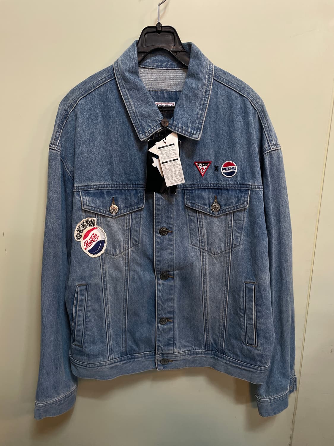 게스x펩시 데님 자켓(새상품) 상품이미지1