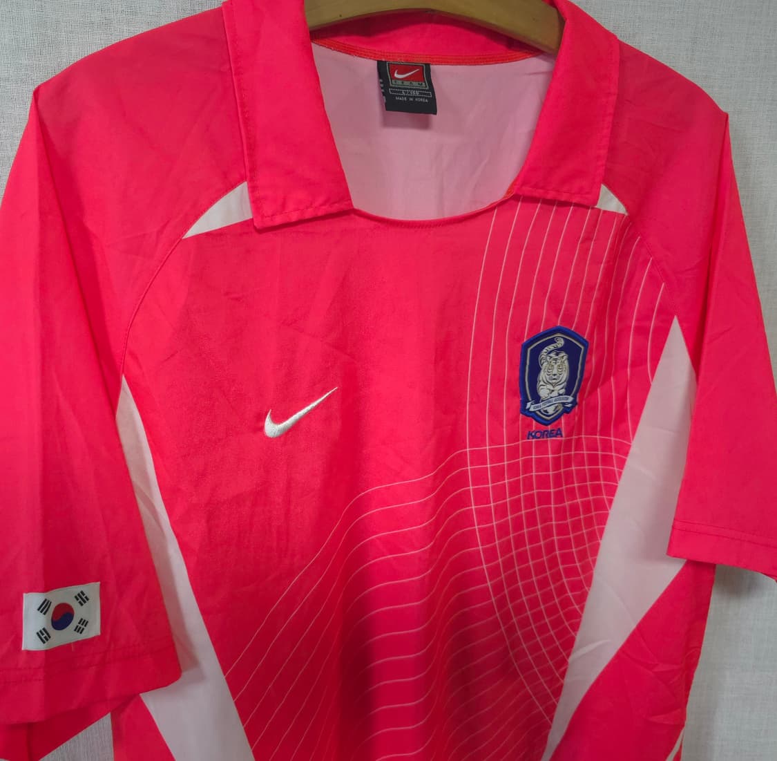나이키 2002 월드컵 대한민국 국대 축구 유니폼 져지 태극기 패치 10 상품이미지4