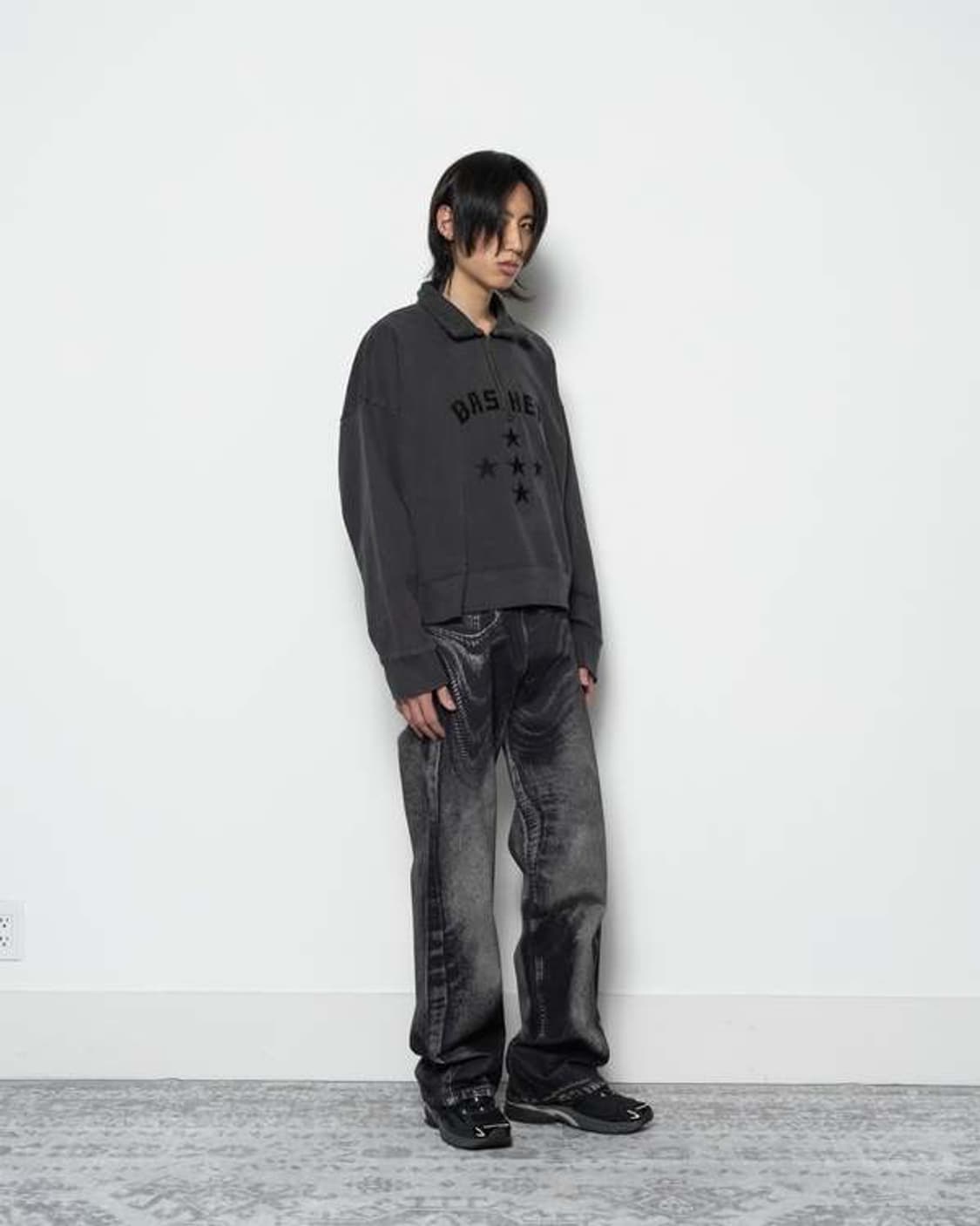 SPELLOUT QUARTER ZIP 반집업 / M 상품이미지7