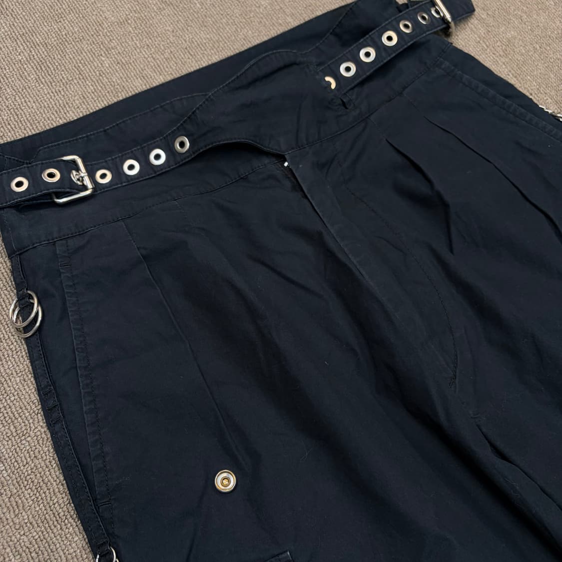 diesel 디젤 우먼스 와이드 구르카 링디테일 팬츠  상품이미지2