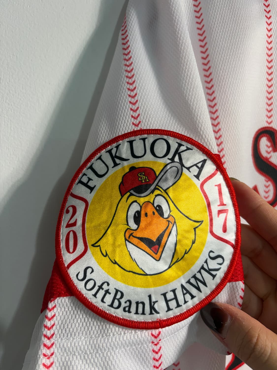 Majestic 소프트뱅크 호크스 후쿠오카 베이스볼져지 L 상품이미지7