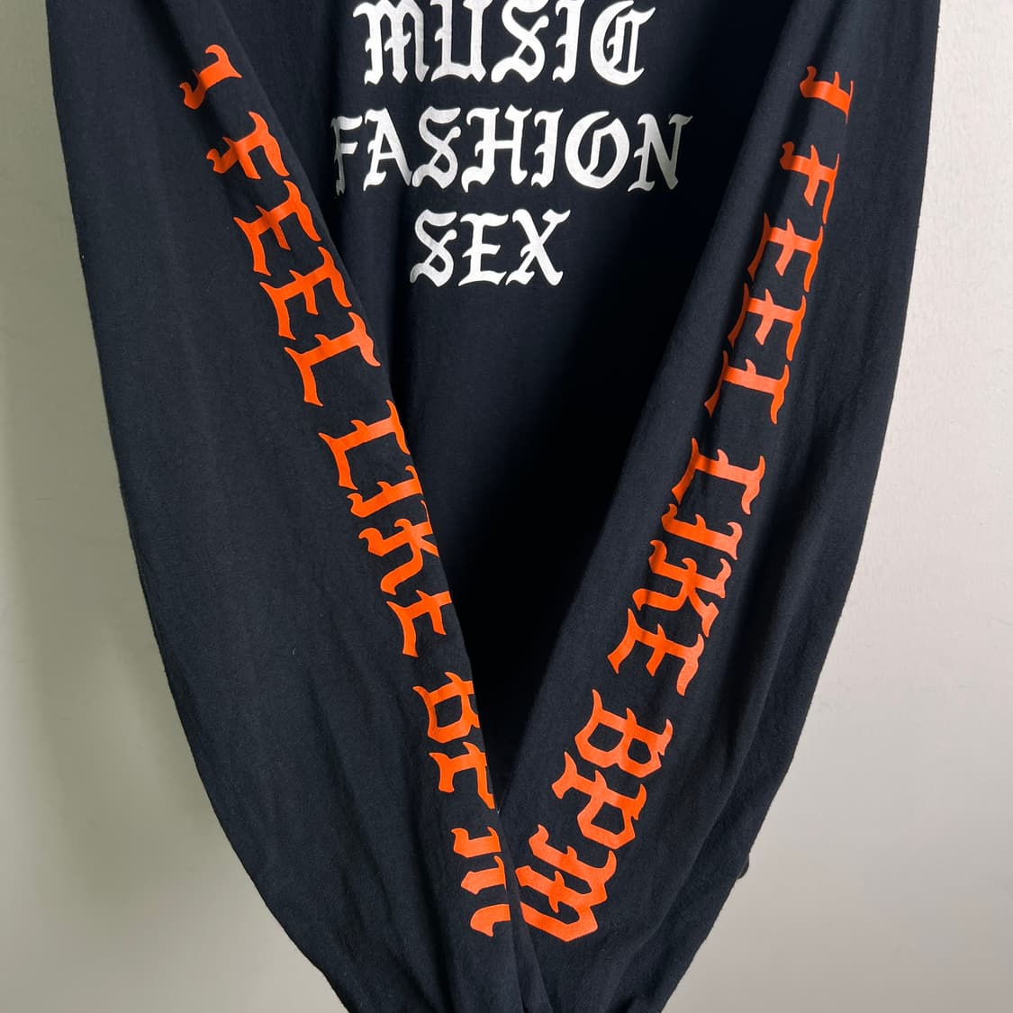 BPM 빈티지 블랙 레터링 맨투맨 XL 상품이미지7