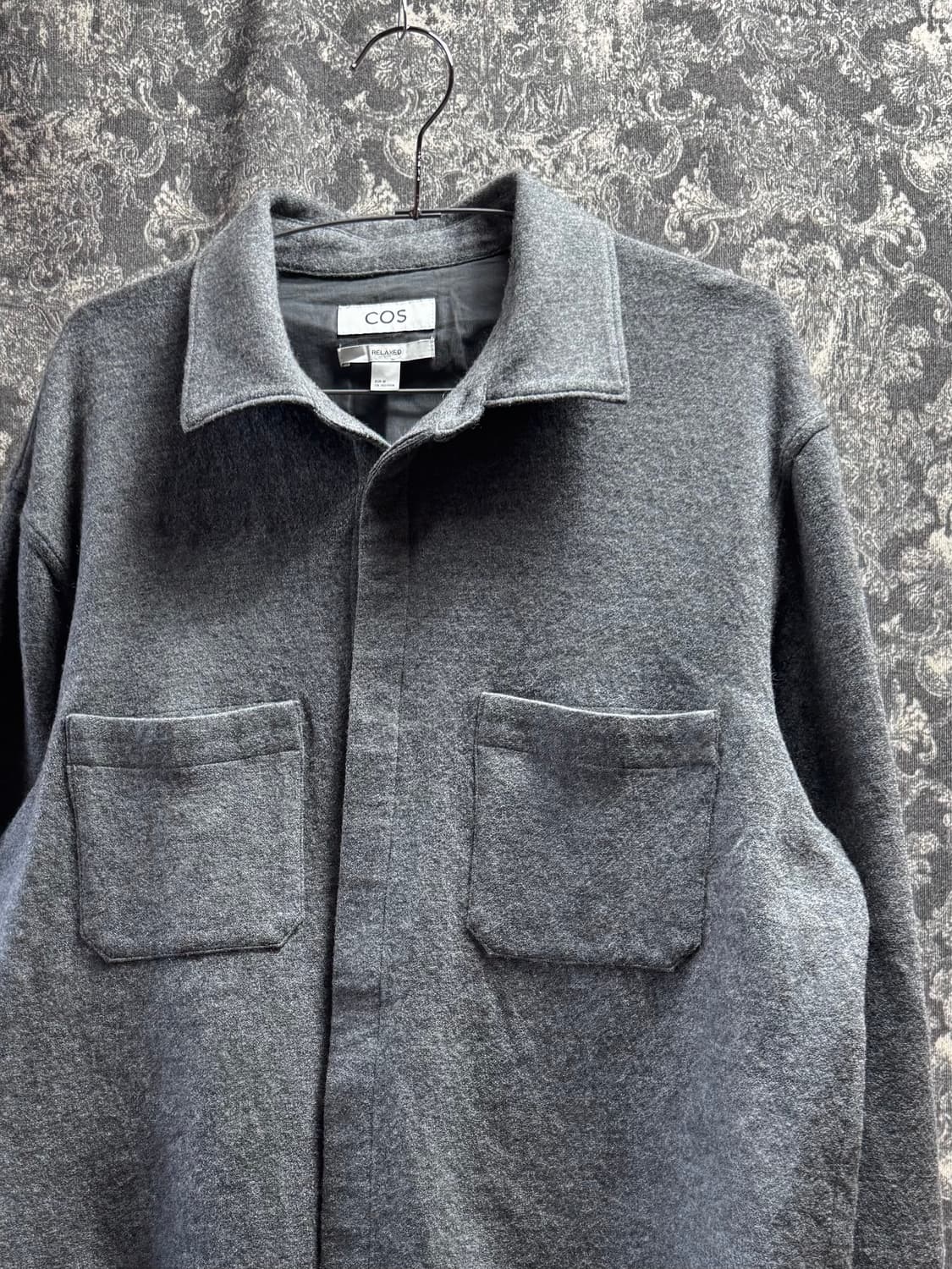 cos 코스 모헤어 투포켓 셔츠 상품이미지2