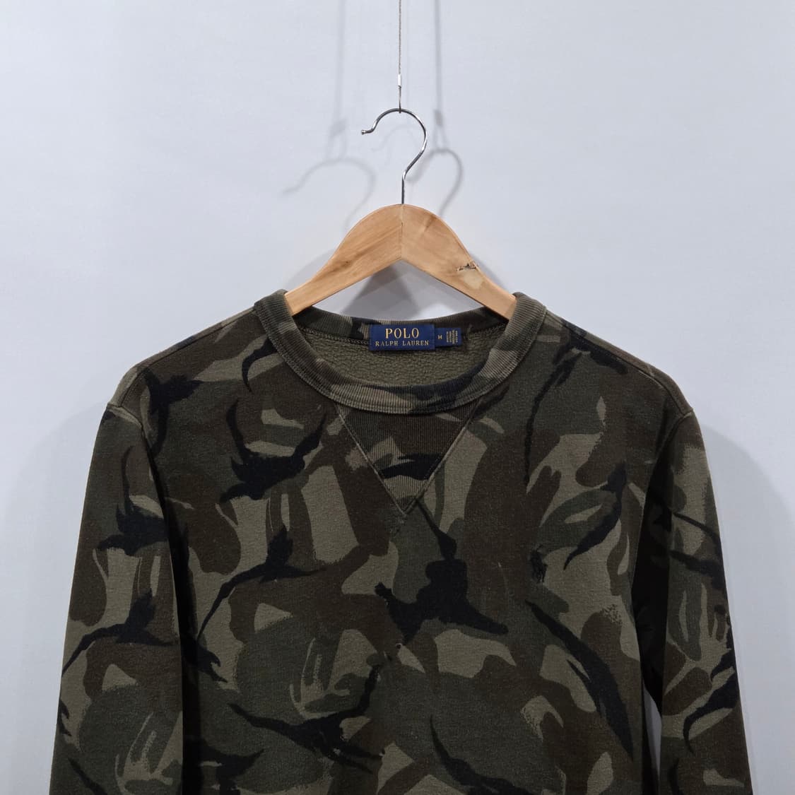폴로랄프로렌 카모플라주 기모 스웻셔츠 M 상품이미지2