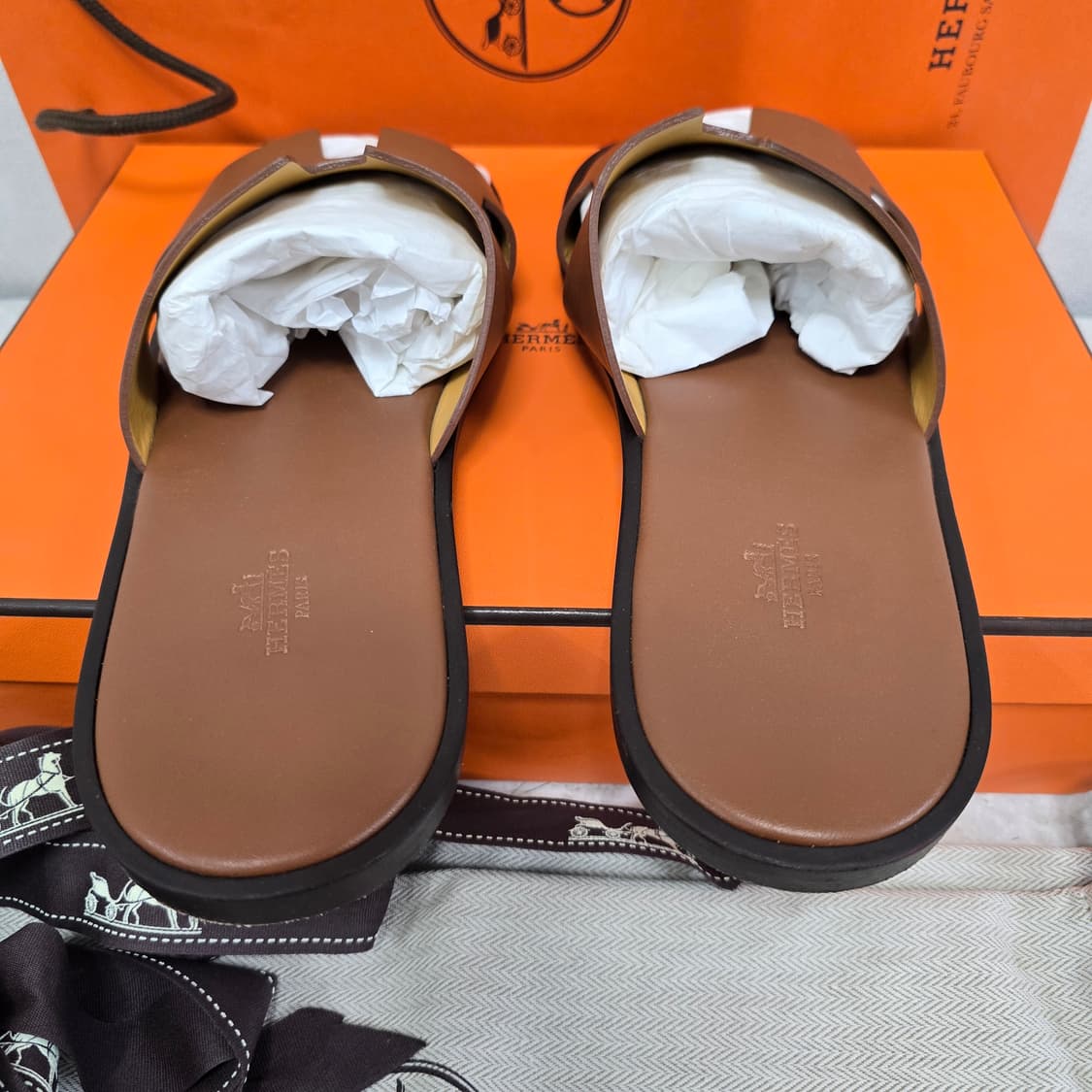 에르메스 이즈미르 샌들 슬리퍼 44사이즈 판매 상품이미지4