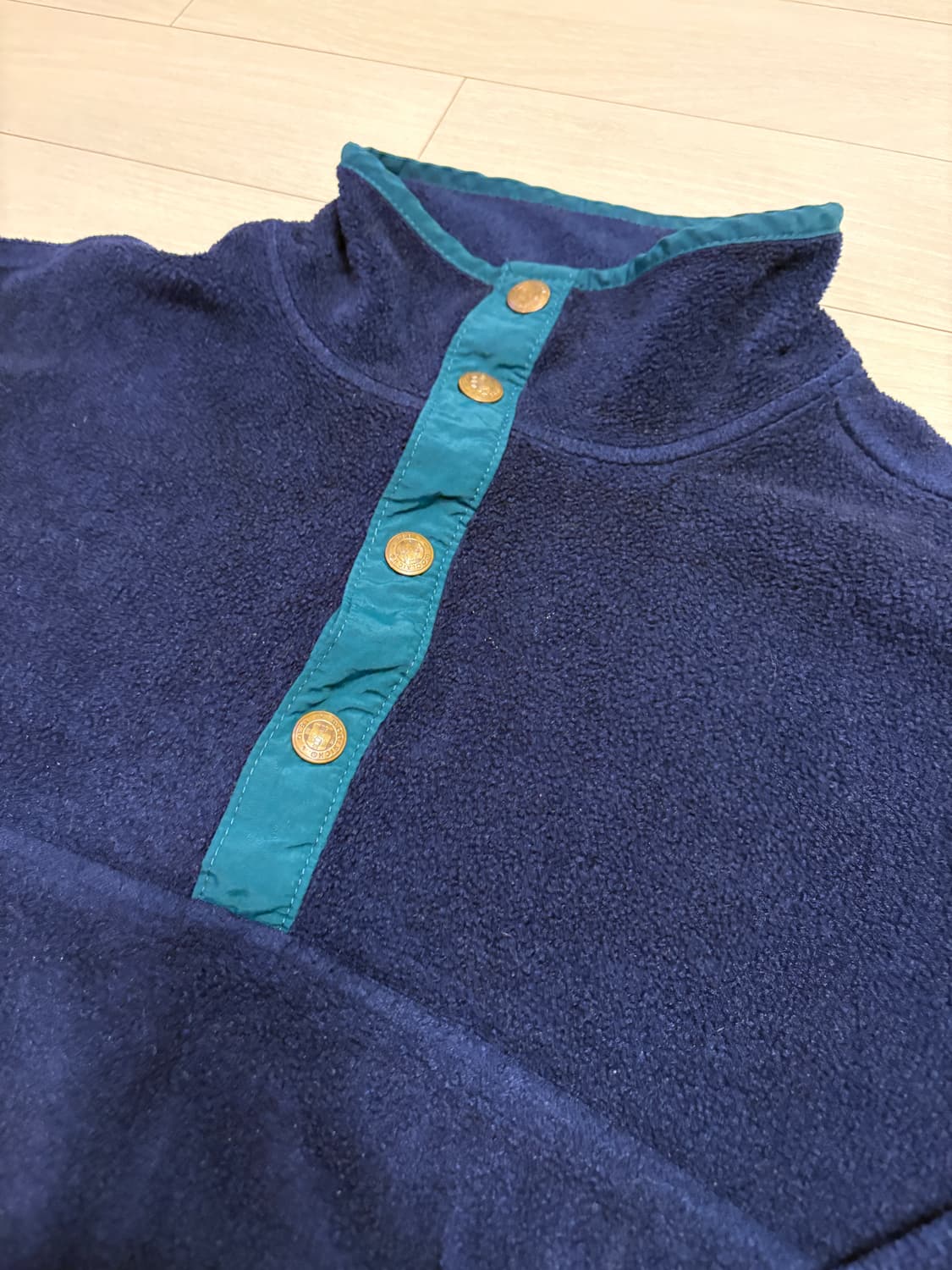 L)90s~00s 울리치 네이비 플리스  상품이미지2