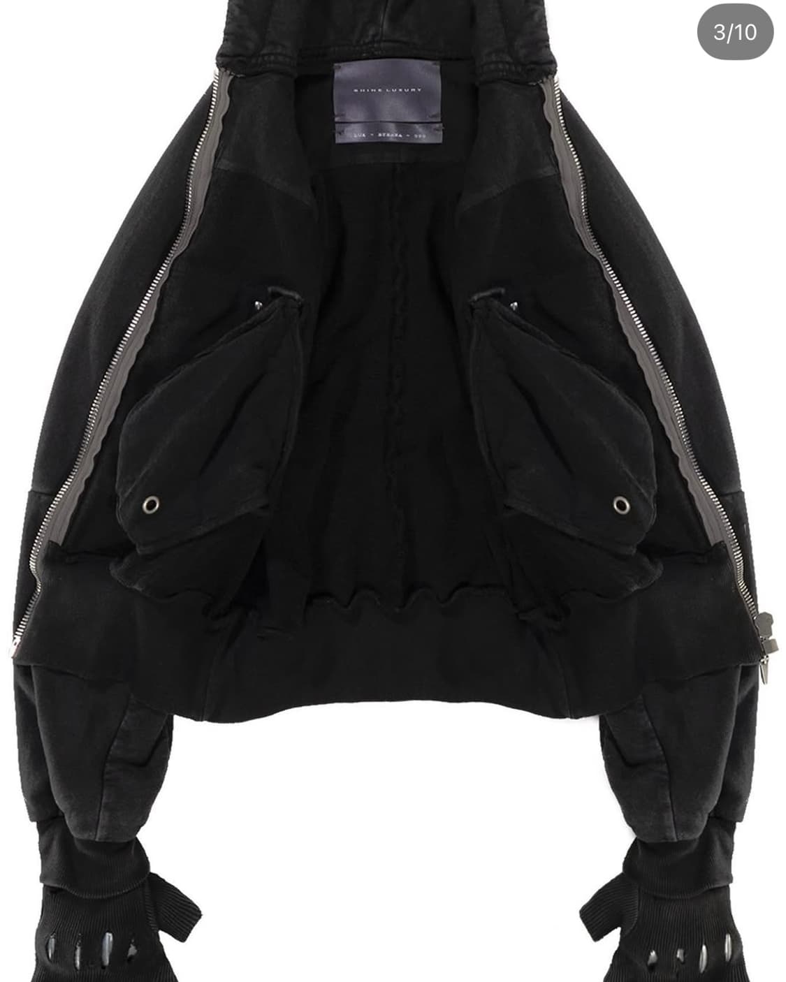 BOZOMANE inserted killer zipper hoodie 상품이미지4
