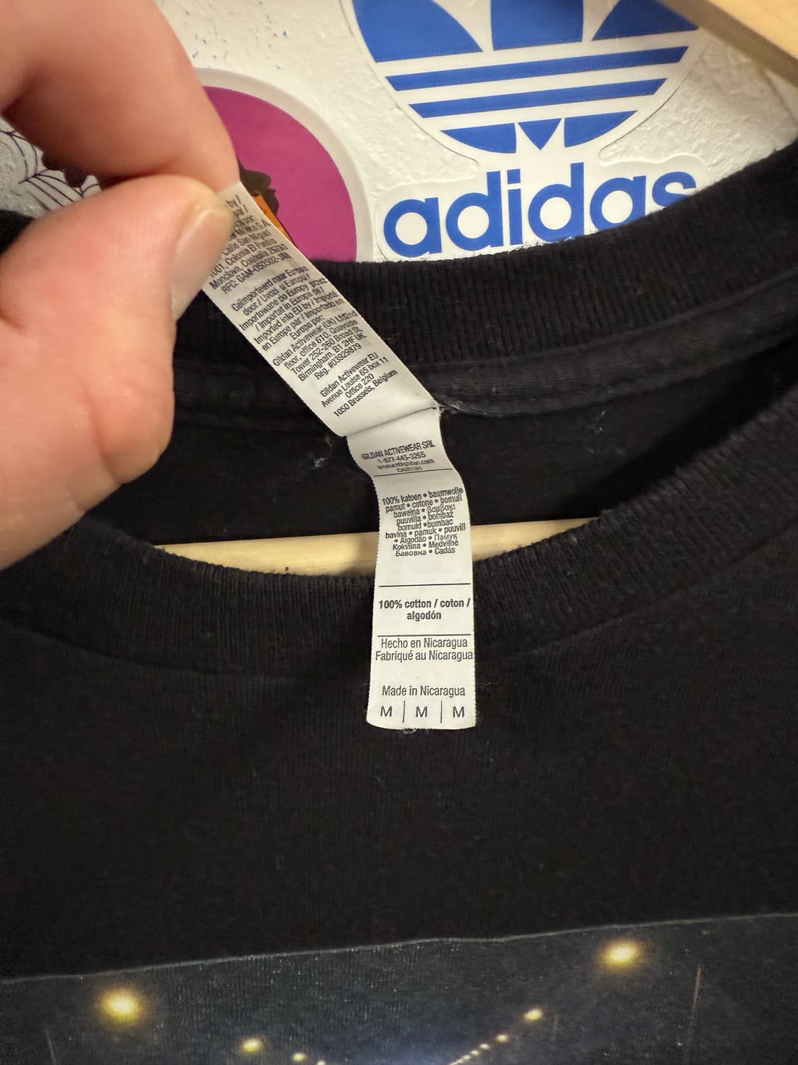 빈티지 코리안 프린팅 블랙 티셔츠 L 추천 상품이미지8