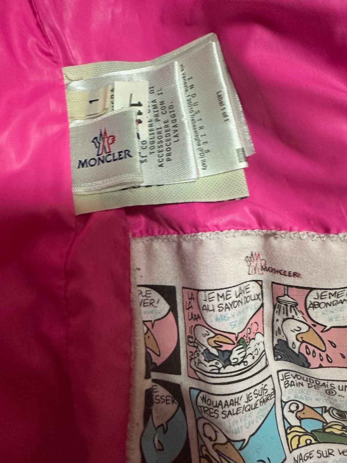 몽클레르 퍼 핑크 후드 패딩 상품이미지2
