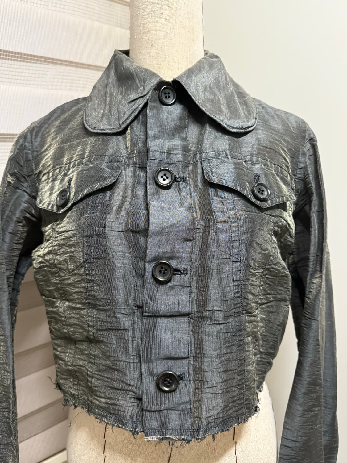 button crop jacket 상품이미지2