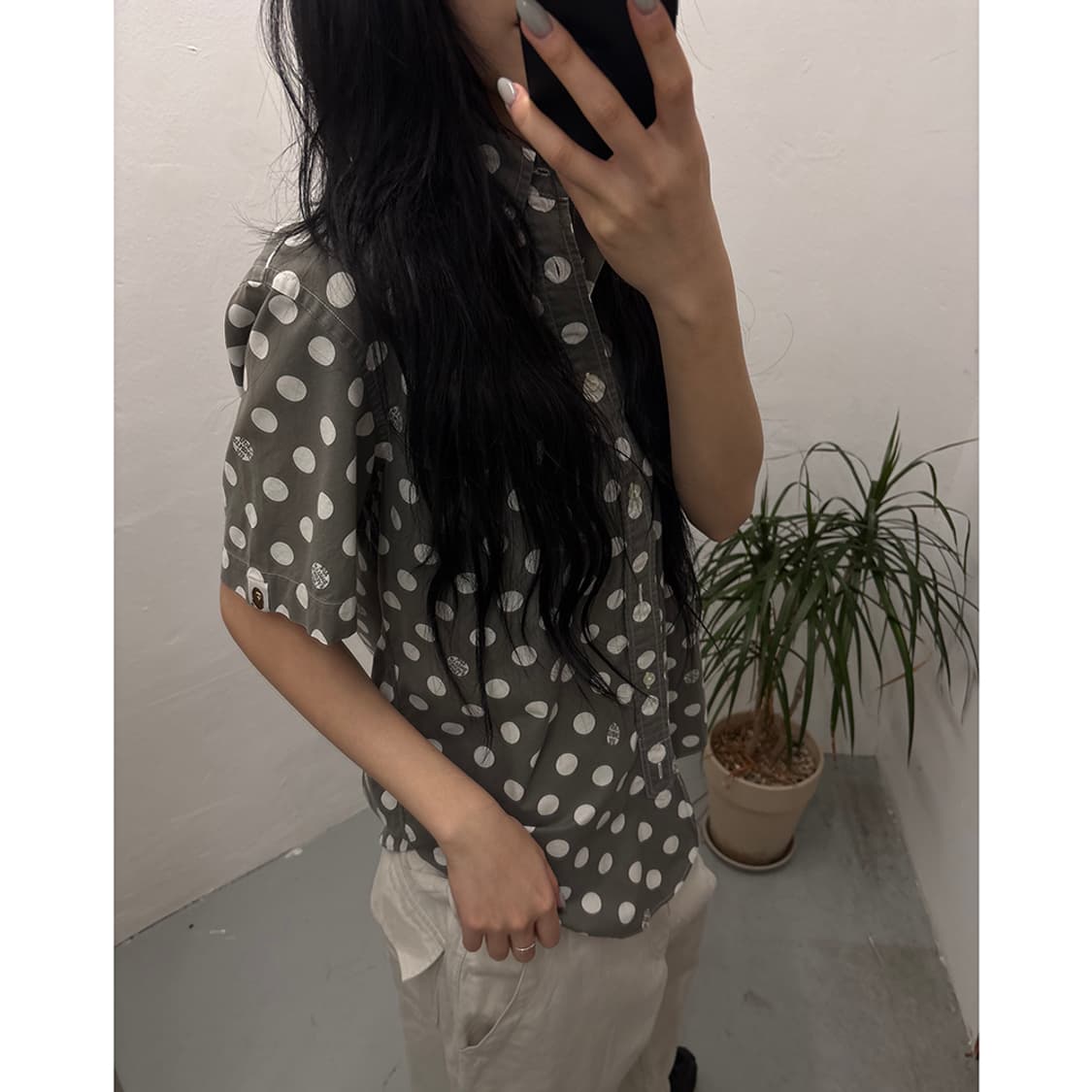 A BATHING APE Polka Dot S/S Shirt 상품이미지4