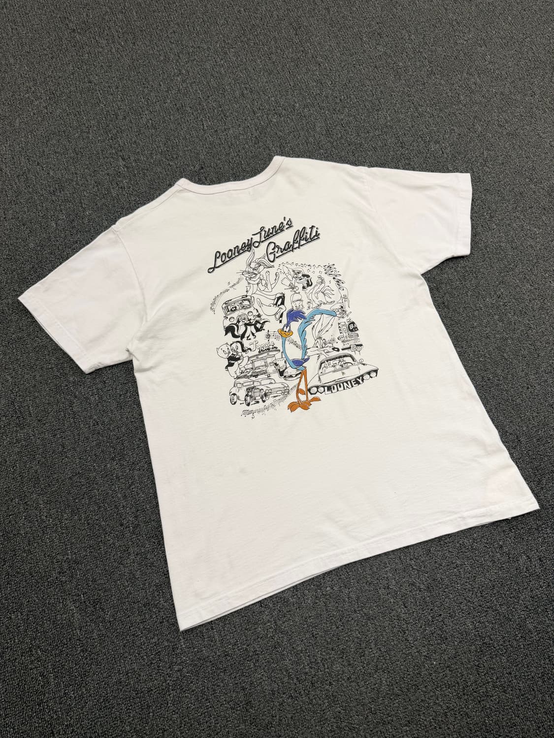 L) 체스윅X루니툰 빈티지 프린팅 반팔 티셔츠  상품이미지2