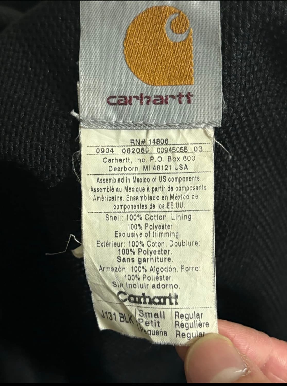 Carhartt j131 blk  상품이미지3