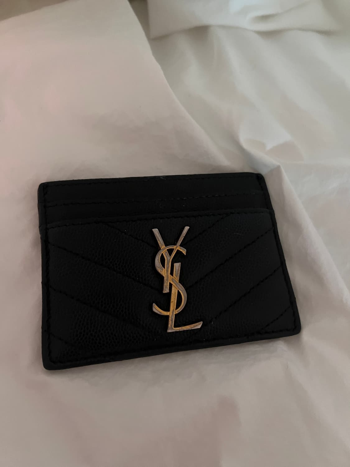 입생로랑 금장 카드지갑  상품이미지1