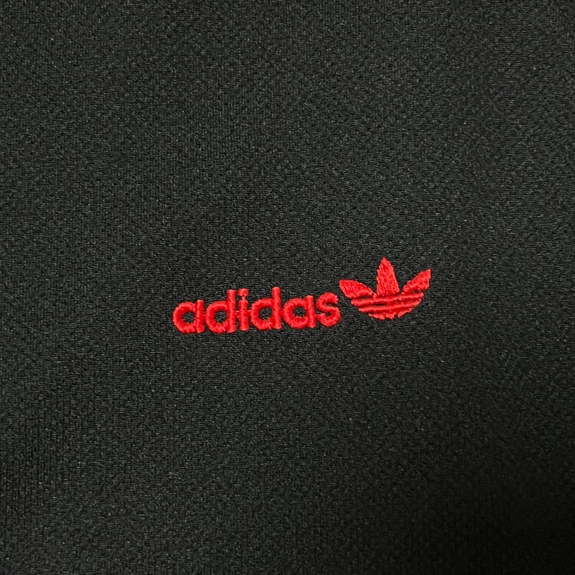 80s 아디다스x데상트 블랙 레드 져지 상품이미지4