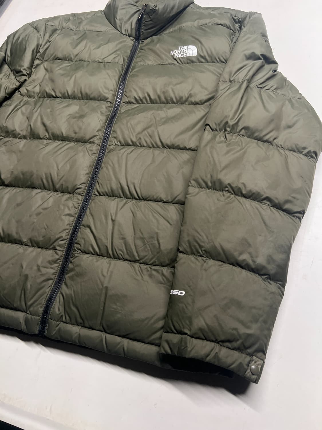 노스페이스 550 필 다운 푸퍼 패딩 카키 상품이미지2