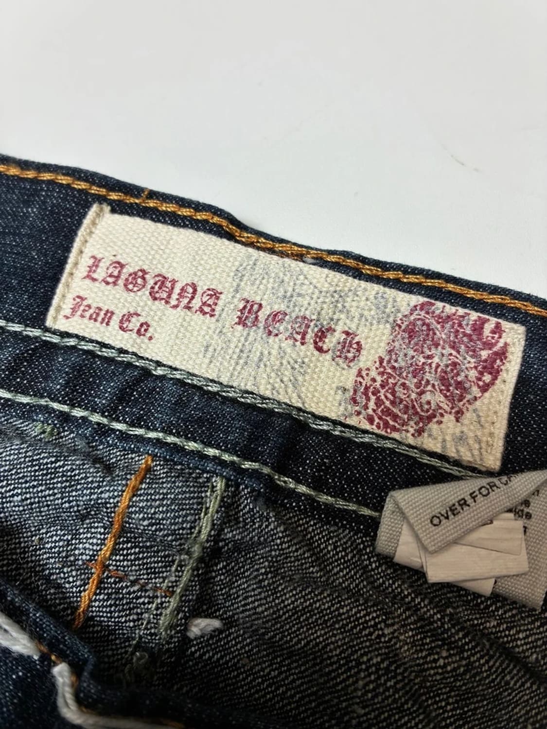 라구나비치00's Y2K 펑크 데드스탁 스티치 자수 데님팬츠 PN8834 상품이미지8