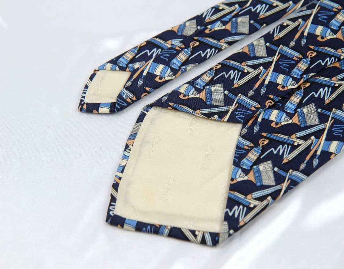 끌로에 9.5cm A-등급 남자 명품 넥타이 상품이미지4