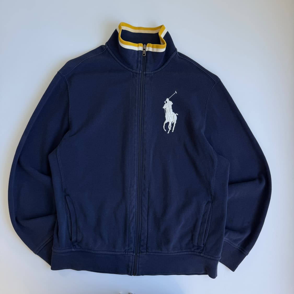 Polo  폴로 랄프로렌 네이비 화이트 빅포니 집업 가디건  상품이미지4