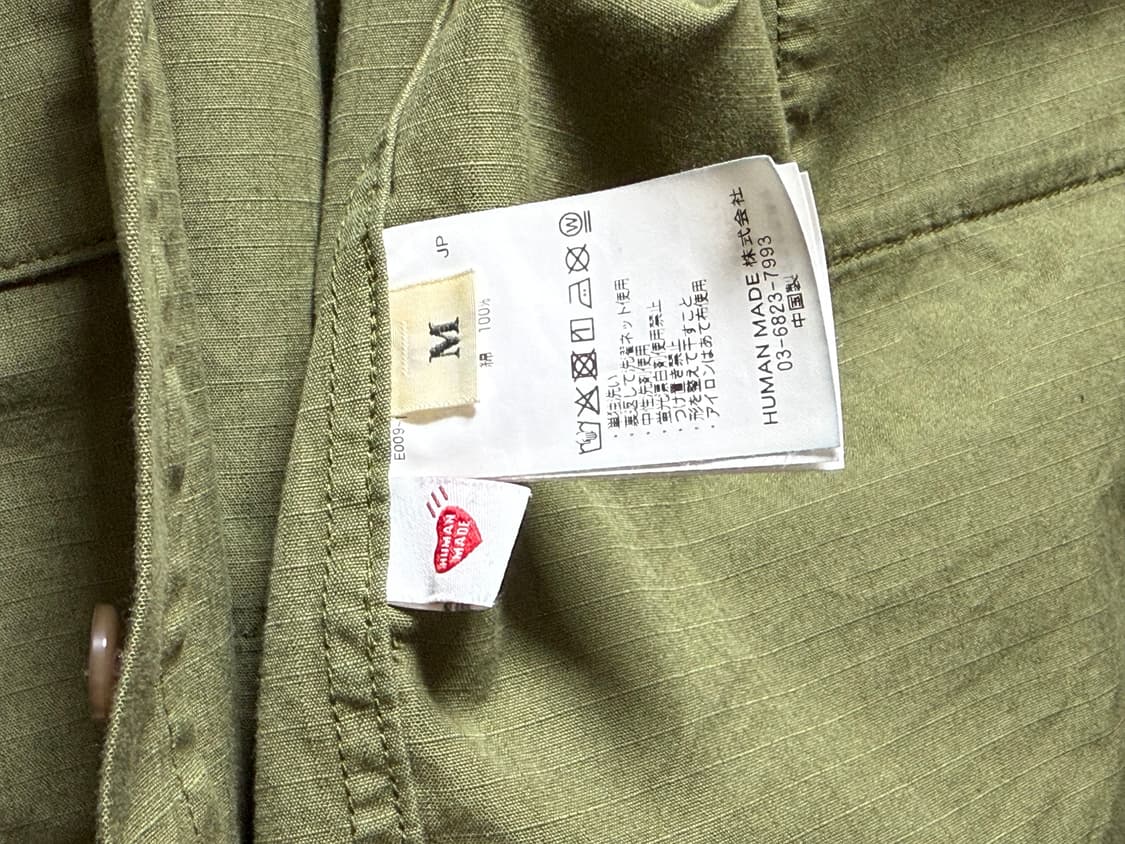 휴먼메이드 카메라맨 셔츠 올리브그린 M 상품이미지6