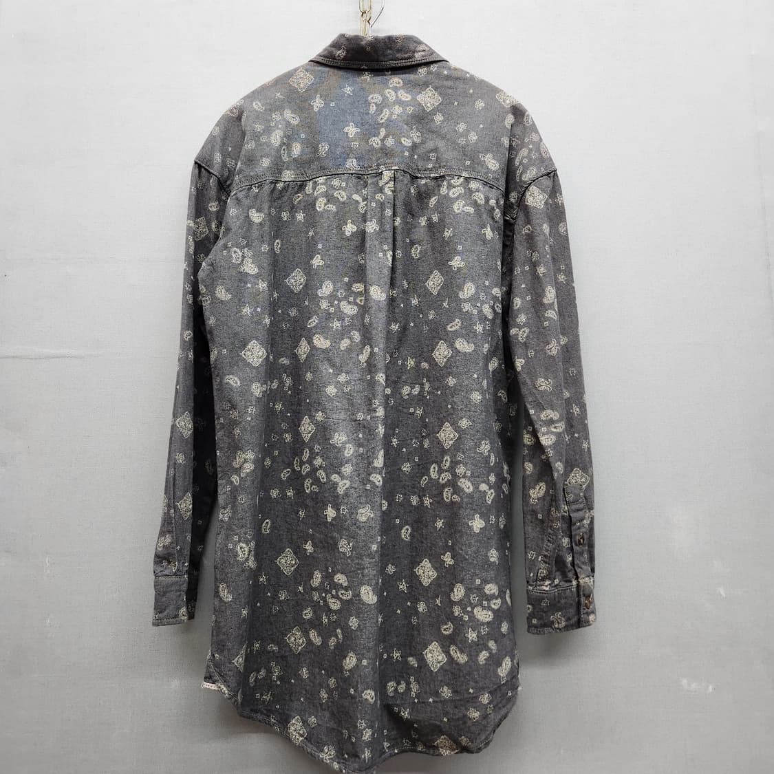 써스데이아일랜드 빈티지 페이즐리 패턴 웨스턴 셔츠 S(M) 상품이미지4