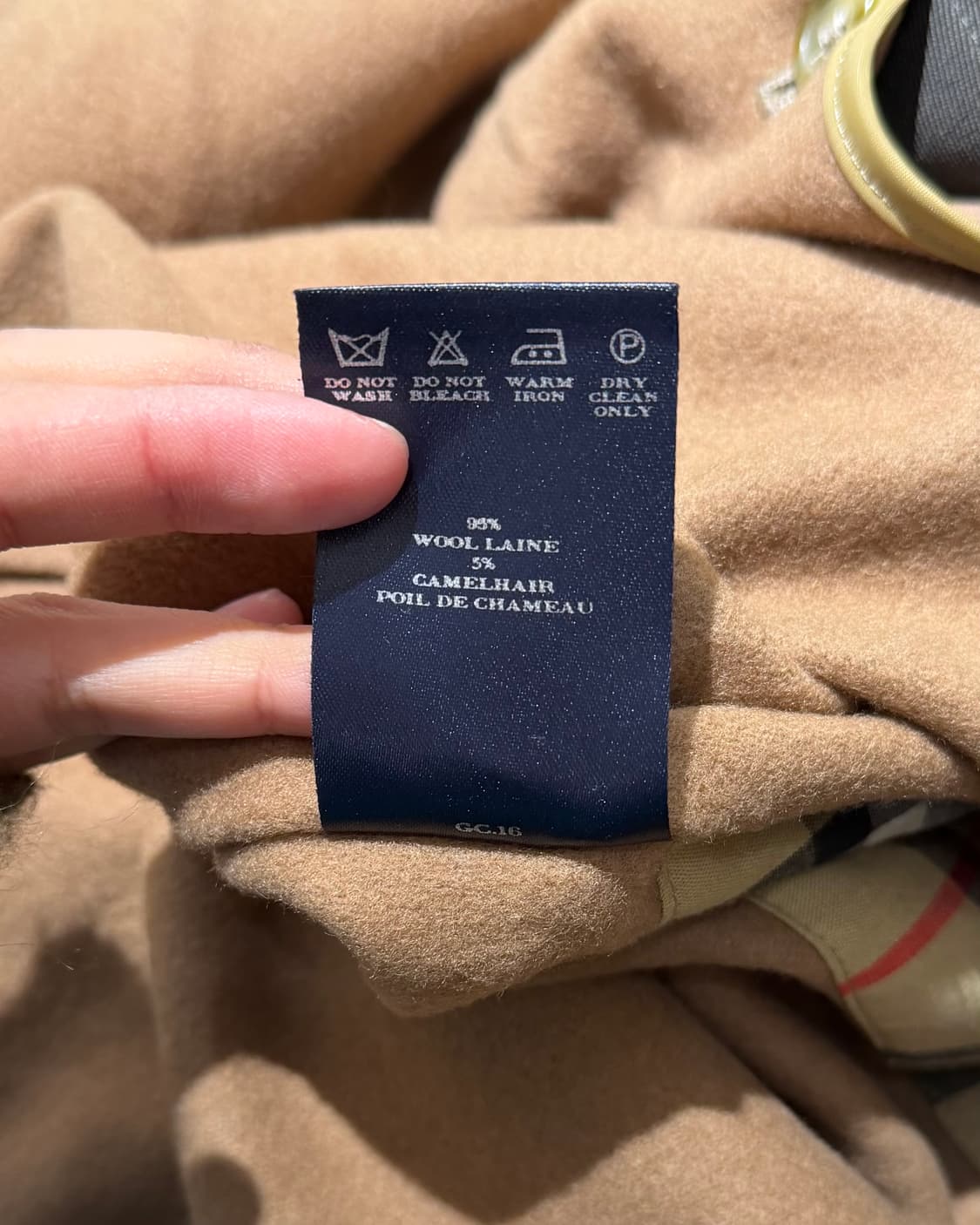 버버리 카키 히든버튼 벨티드 롱 코트 상품이미지10