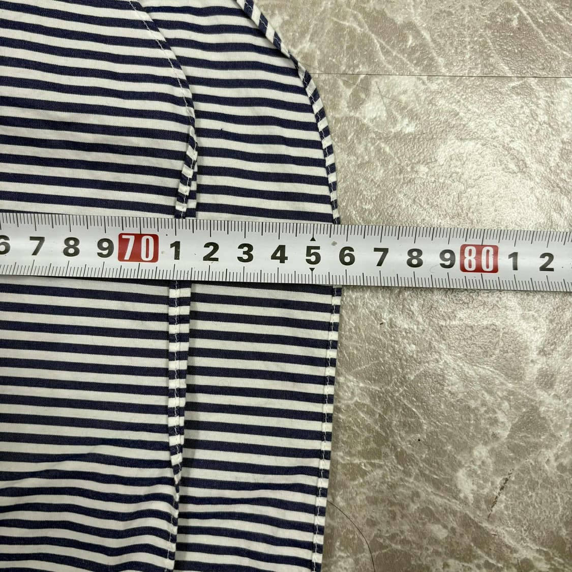 꼼데가르송 스트라이프 블랙 와펜 맨즈라인 셔츠(M) 상품이미지7