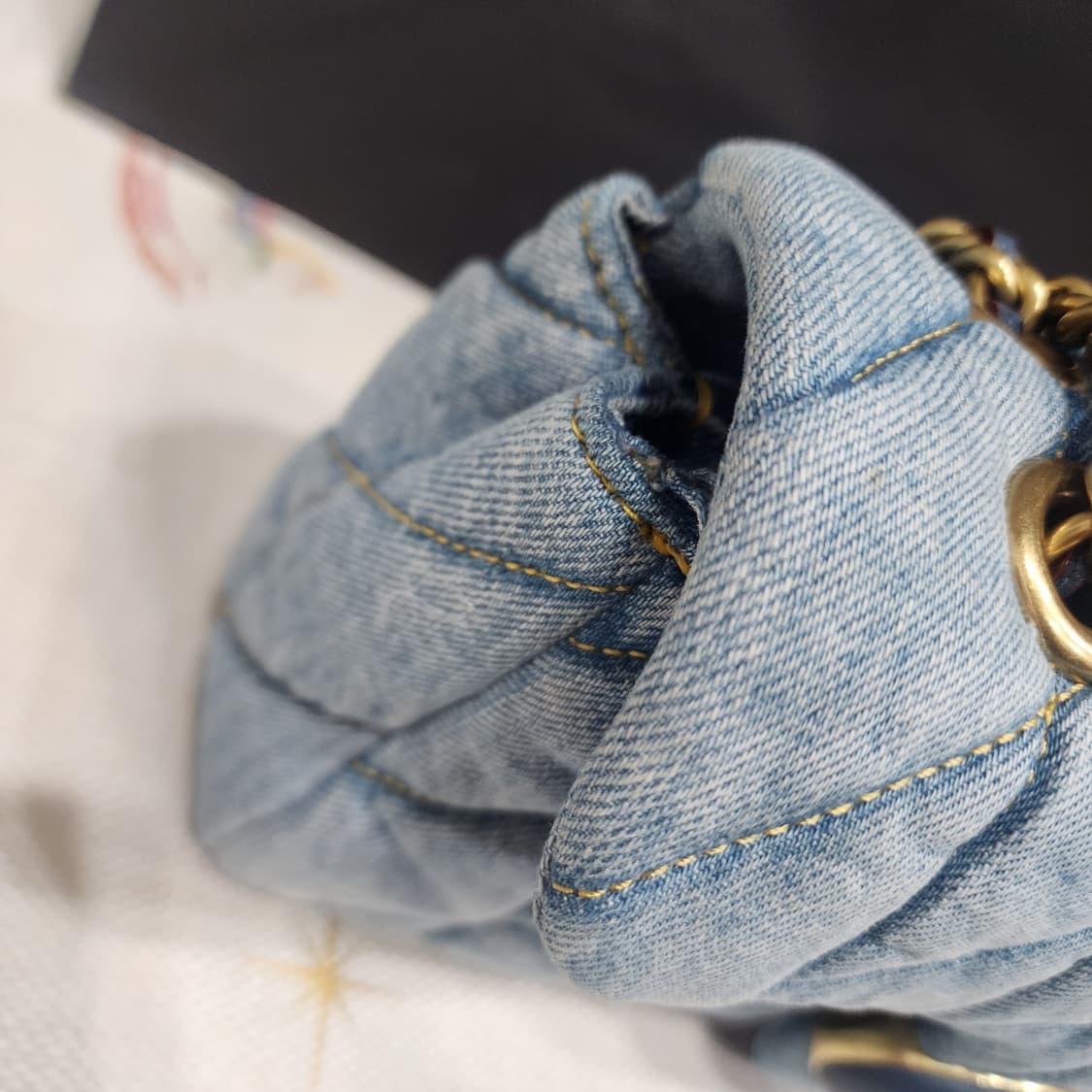 코치 데님 퀼팅 태비 숄더백 26 / 새제품 상품이미지5