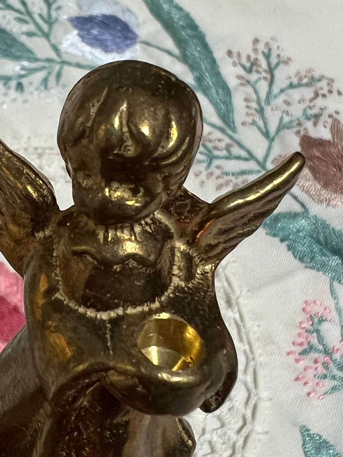 프랑스자수 쿠션커버, 은도금 미니촛대, 천사촛대 상품이미지4