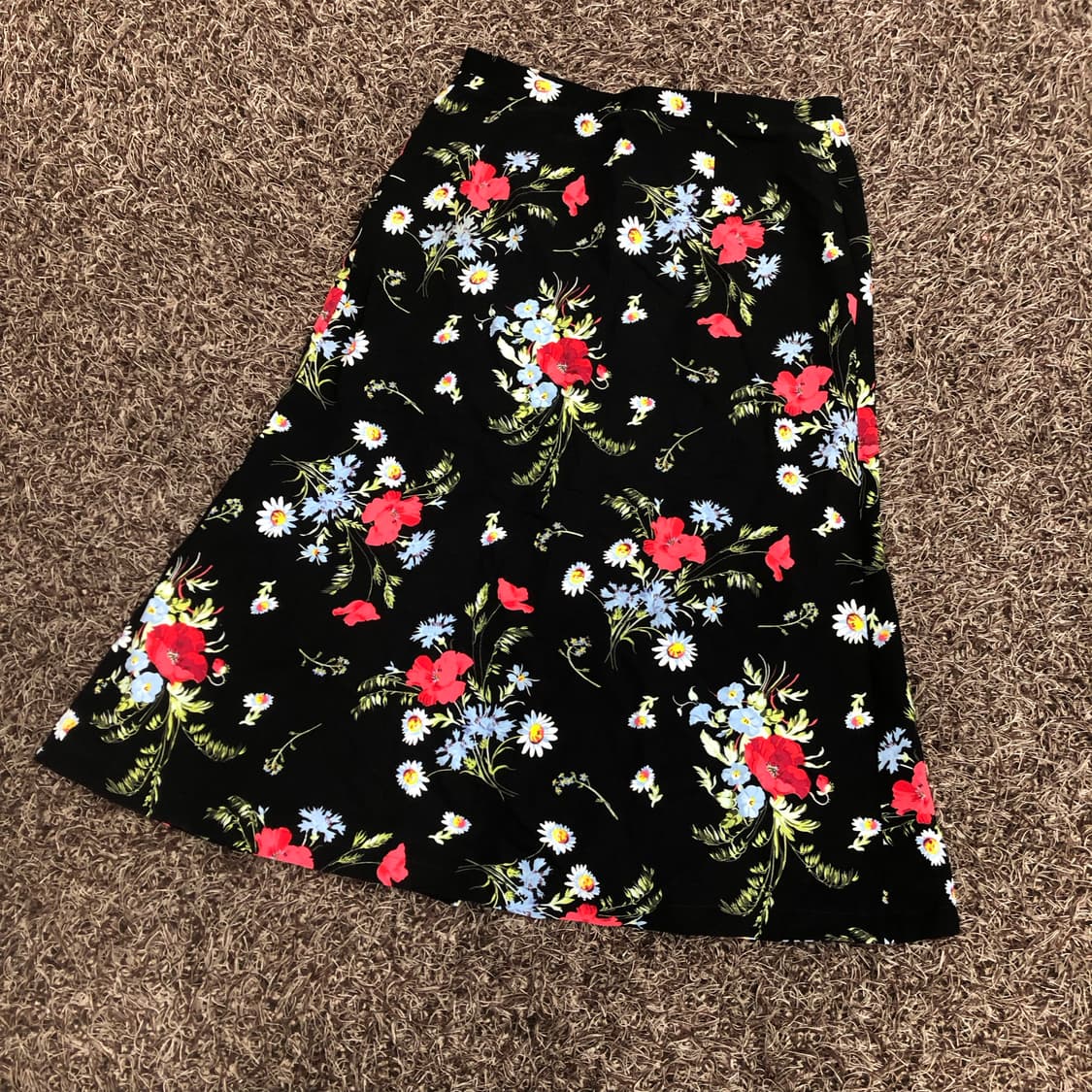 겐조 플라워 패턴 롱 스커트 상품이미지3