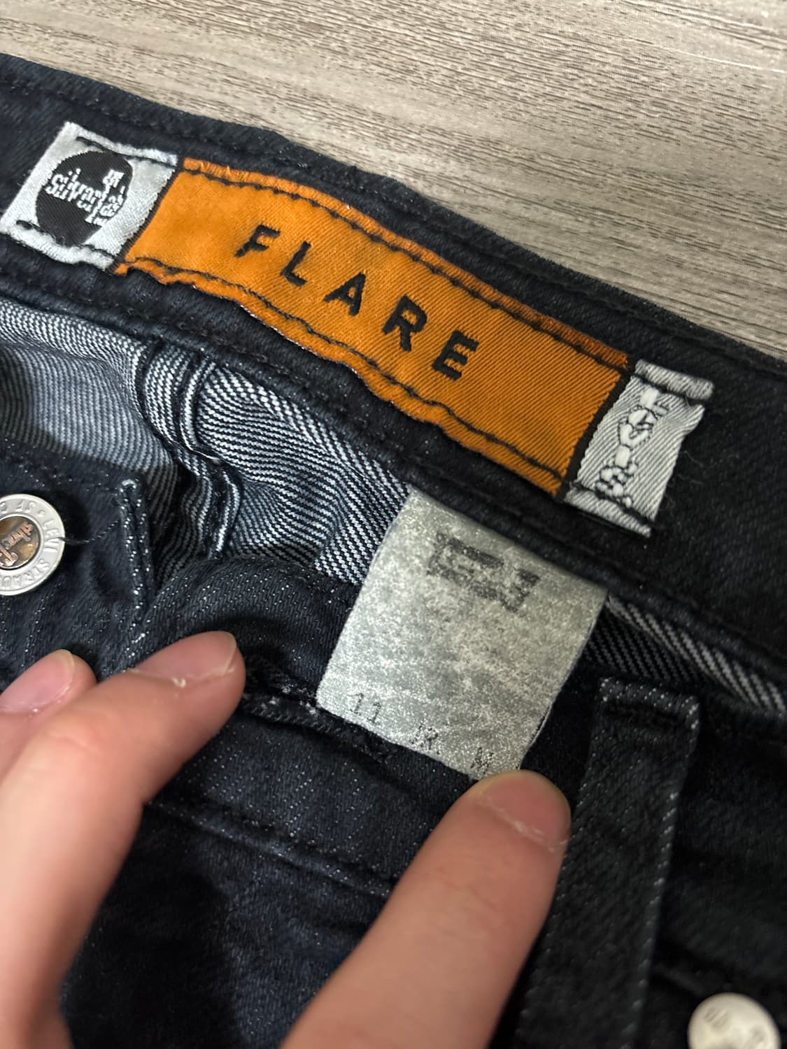 90s 리바이스 실버탭 흑청 상품이미지3