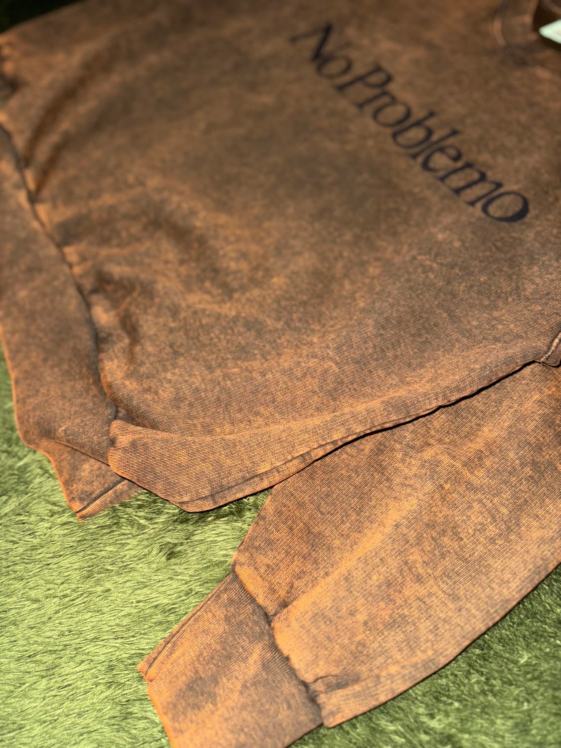 [M] ARIES 애리즈 No problemo 애시드 워싱 스웻셔츠 상품이미지4