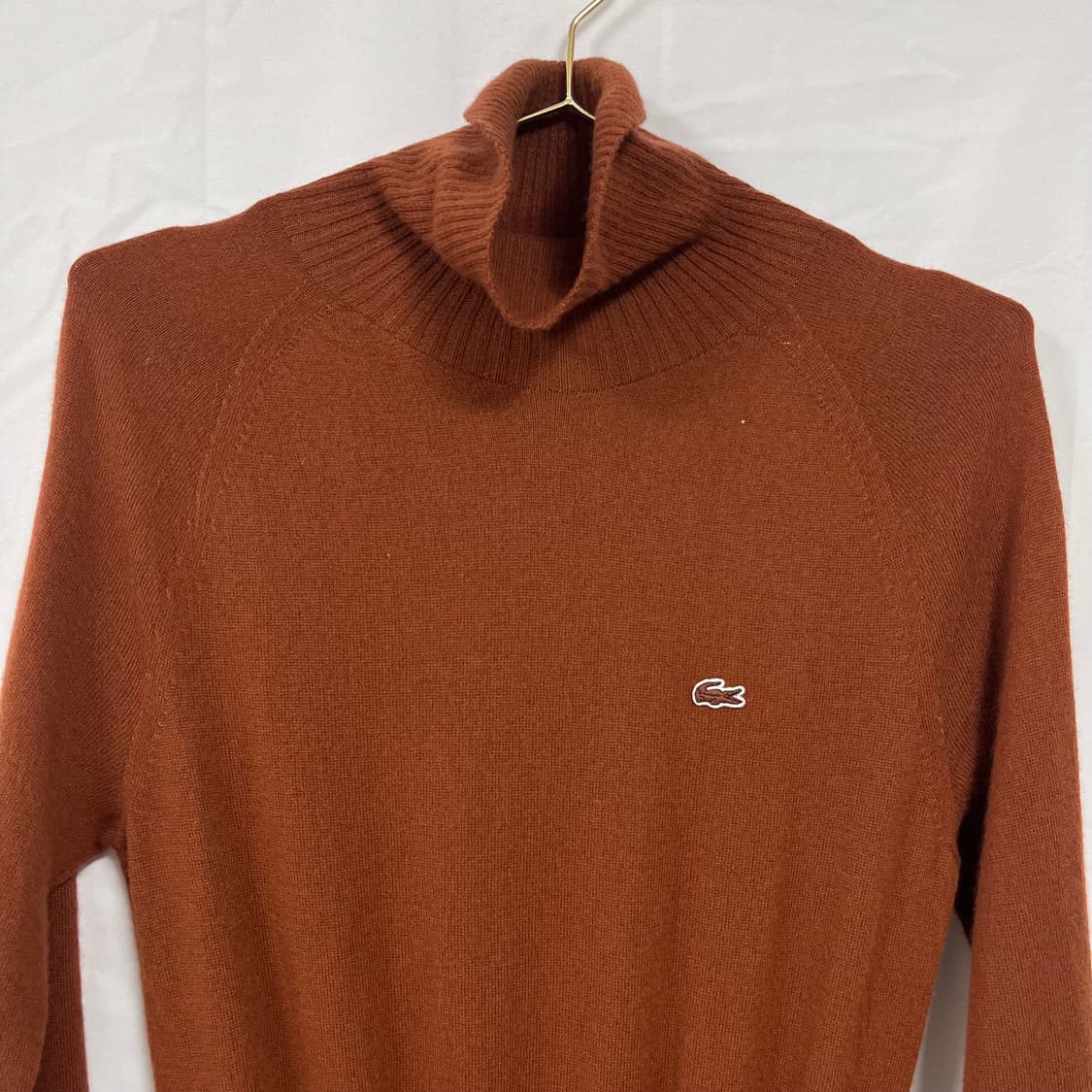 라코스테 터틀넥 울 니트 플레어 원피스 상품이미지2