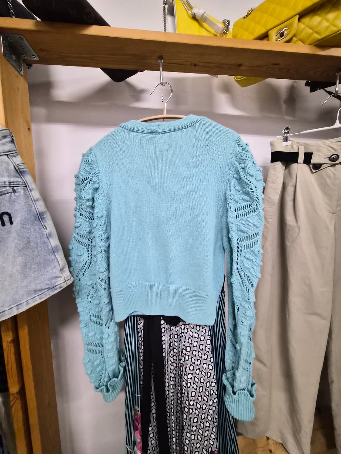 자라 크로쉐 보석단추 가디건 상품이미지8