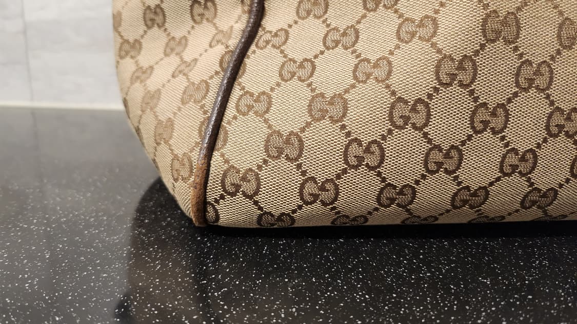 구찌Gucci 자가드 삼선 여행가방 겸 빅 토트백(모델명 상품이미지8