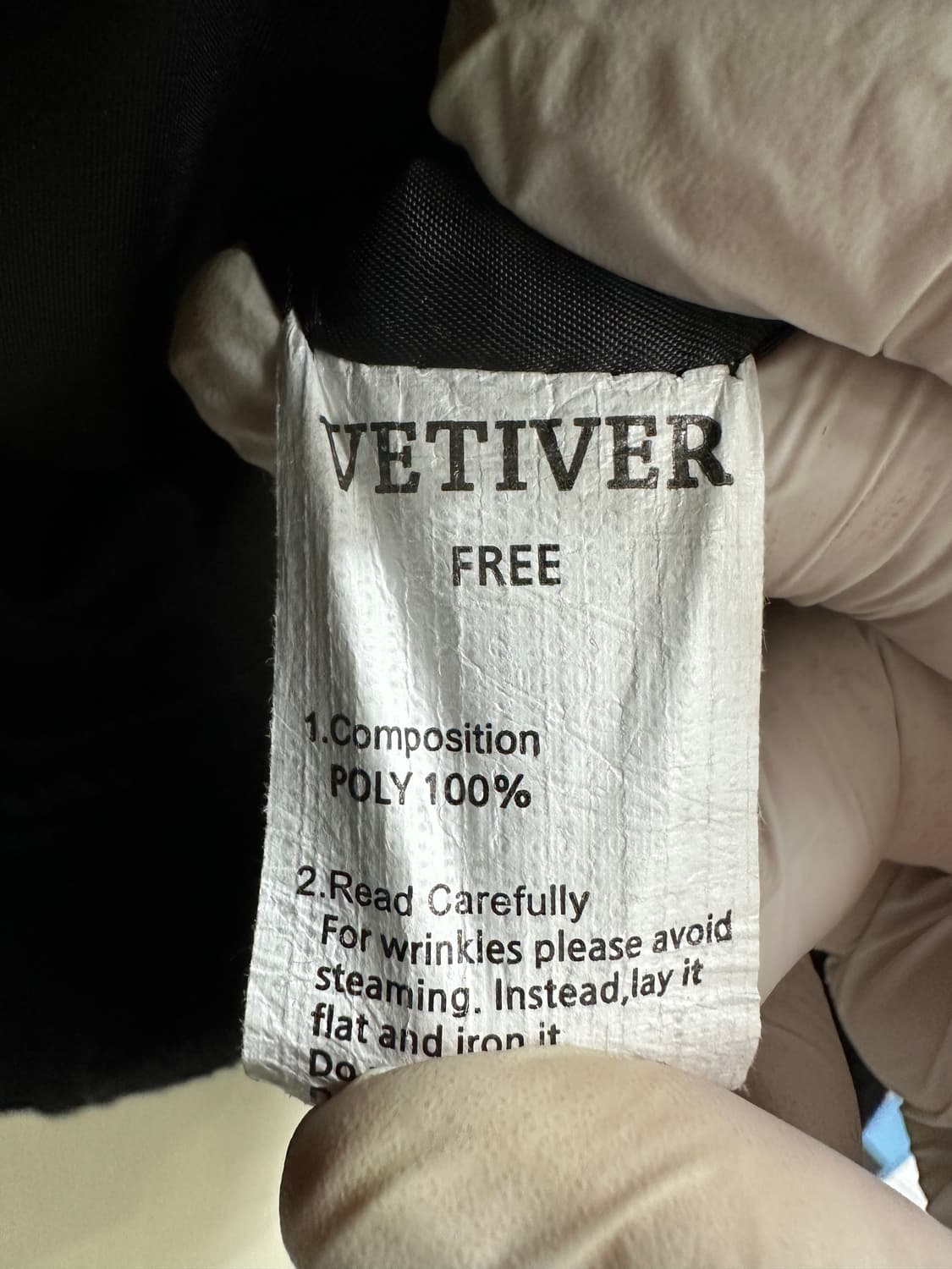 VETIVER 스타디움 자켓 블랙/베이지 66사이즈 상품이미지9