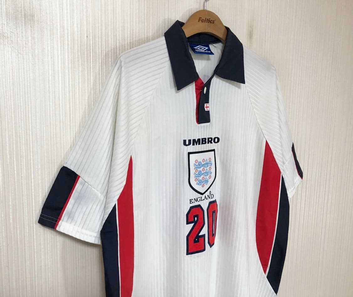엄브로 97-99 잉글랜드축구국대 홈유니폼/져지 XL #20 마이클 오언 상품이미지5