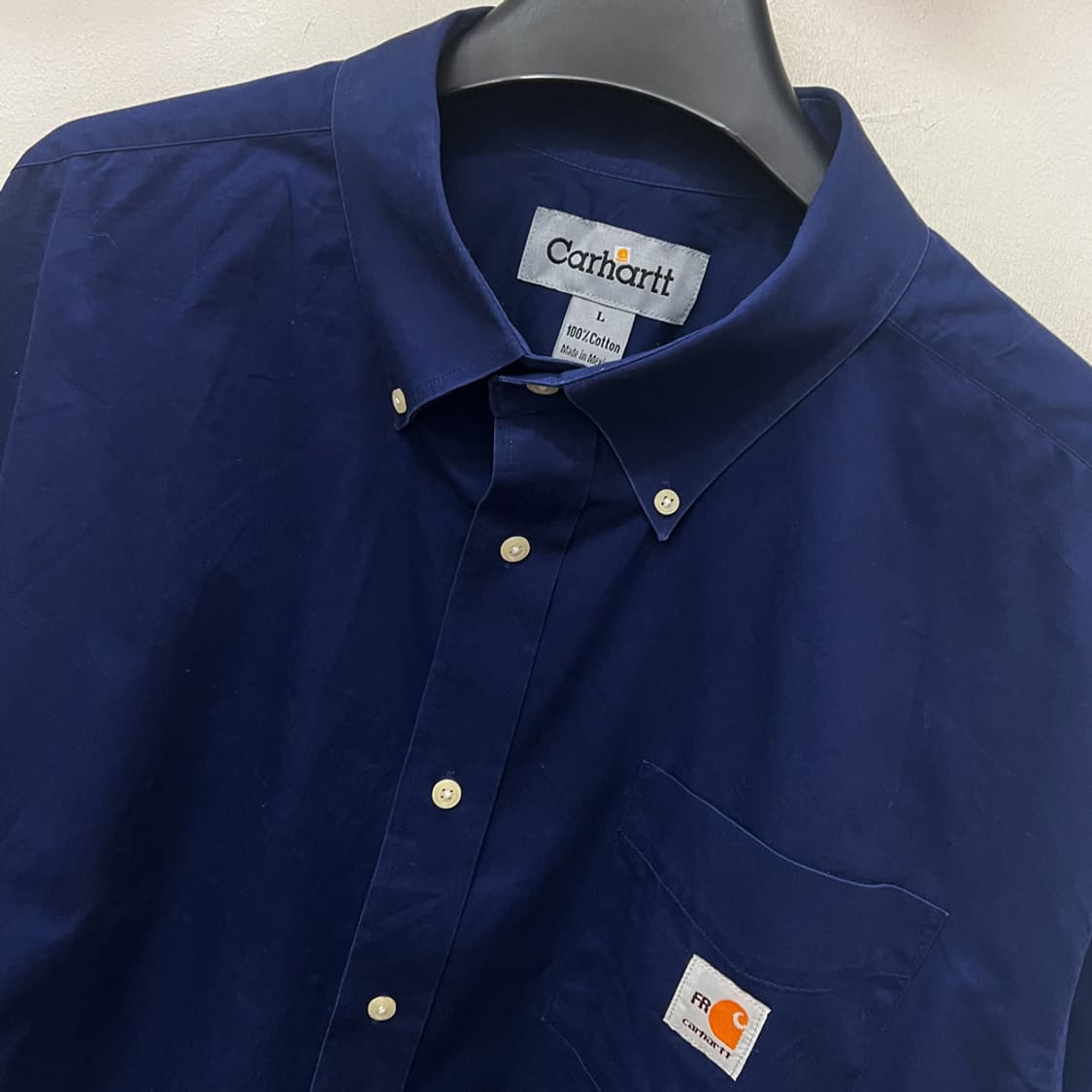 칼하트 리메이크 네이비 긴팔 셔츠 남방 L 상품이미지3